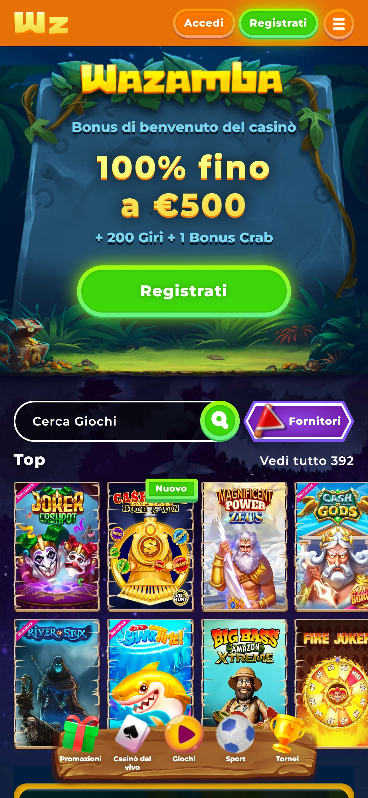 Wazamba Casino